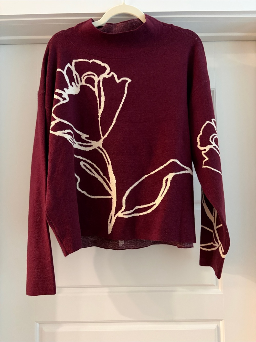 Anthropologie NWOT Maeve Carys Mock-Neck Sweater